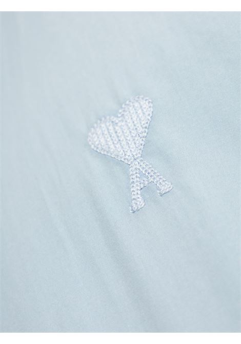 classic adc shirt man light blue AMI PARIS | BFHSH061.CO0097484
